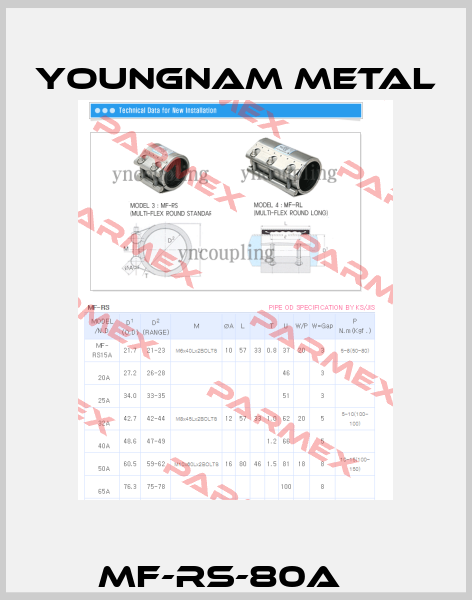 MF-RS-80A    YOUNGNAM METAL