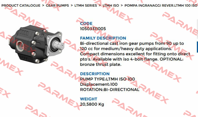 105-033-11005 OMFB Hydraulic