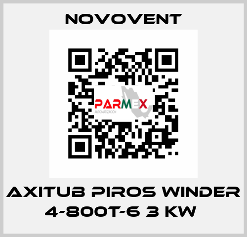 AXITUB PIROS WINDER 4-800T-6 3 KW  Novovent