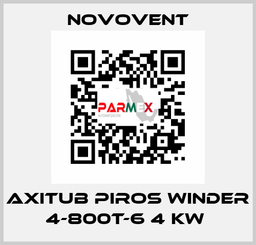 AXITUB PIROS WINDER 4-800T-6 4 KW  Novovent