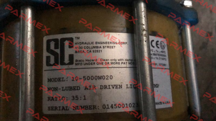 10-5000W020 SC Hydraulic