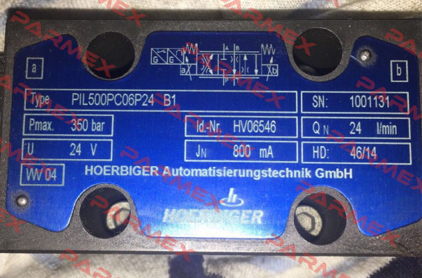 P/N: HV06546, Type:  PIL500PC06P24 Hoerbiger