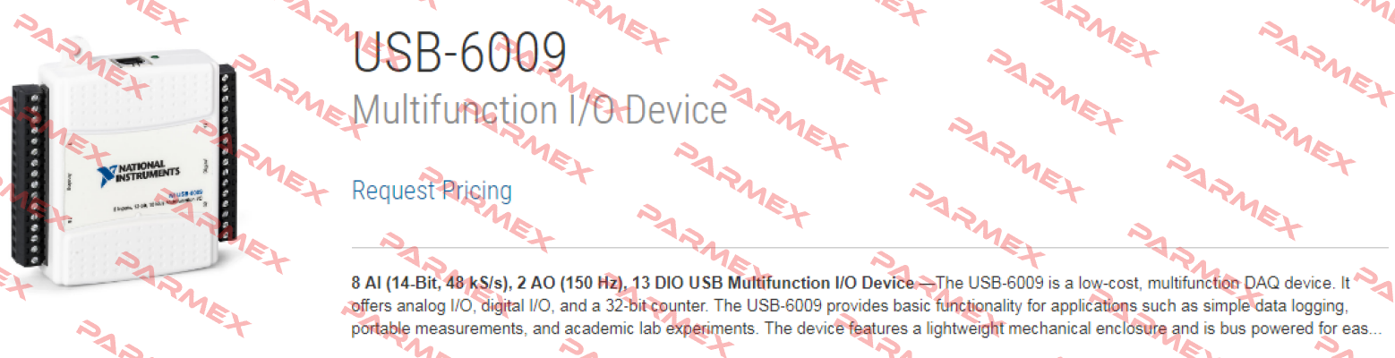 779026-01 / USB-6009 National Instruments