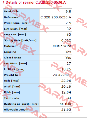 C.320.250.0630.A  Vanel