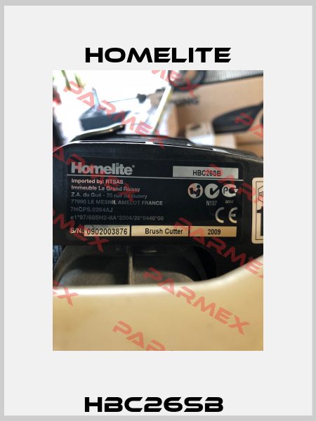 HBC26SB  Homelite