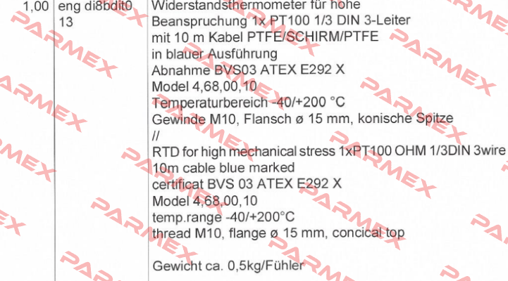 DI8BDIT013  Dittmer