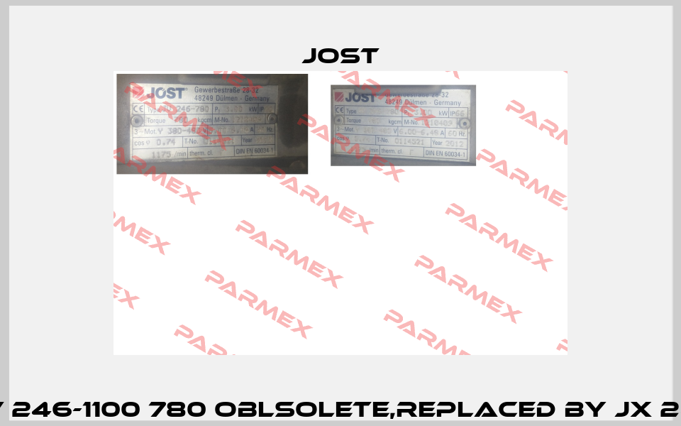 JOST-JV 246-1100 780 oblsolete,replaced by JX 246-820  Jost