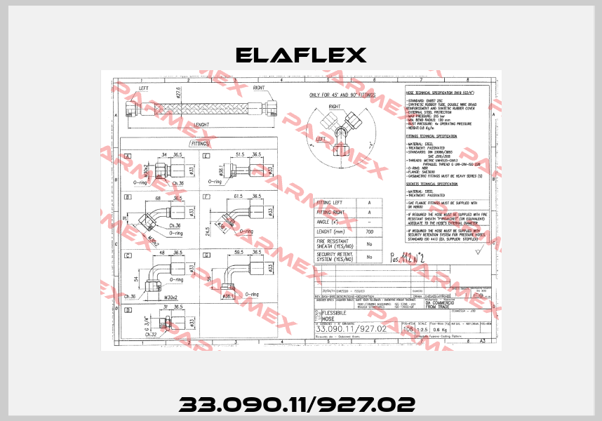 33.090.11/927.02  Elaflex