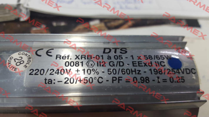 XRB-01 a 05- 1X58/65W Obsolete!! Replaced by komplett V0042X40WS DTS