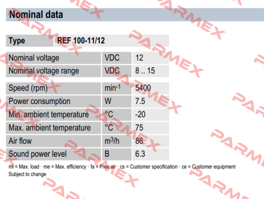 REF 100-11/12  EBM Papst