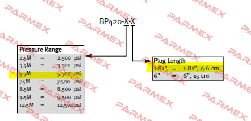 BP420-1/2-5.5M-1.81 Dynisco