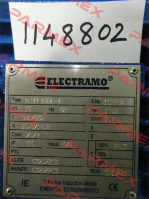 1LSM160L4 obsolete, replaced by 160L-4 Electramo