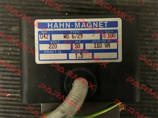 WS 6/29 - obsolete, replaced by OAC006209 HAHN-MAGNET (Kendrion)