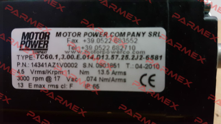 2J2-6581 Motor Power