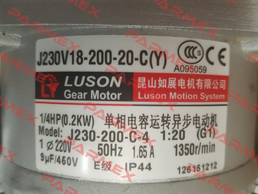 J230V18-200-20-C(A046) Luson