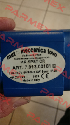 7.013.00181, new code 7.013.00401 Mut Meccanica Tovo SpA