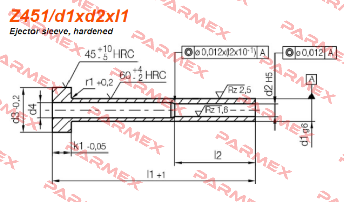 451/3x1,5x50 Hasco