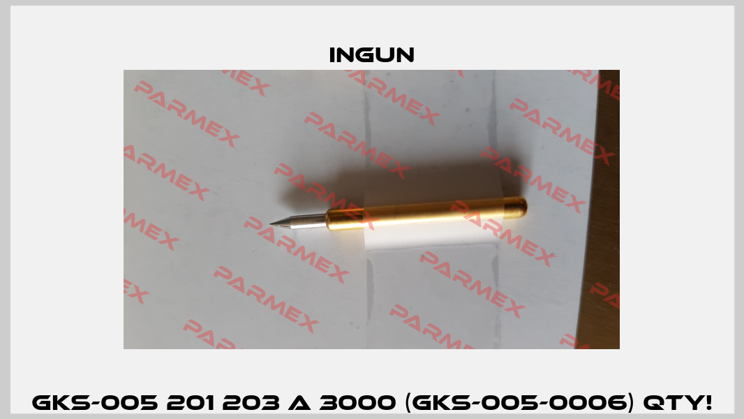 GKS-005 201 203 A 3000 (GKS-005-0006) QTY! Ingun