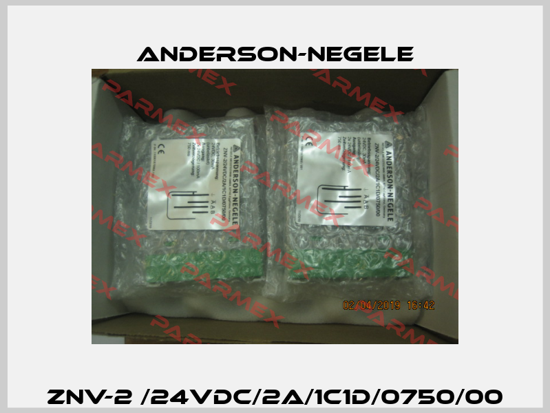 ZNV-2 /24VDC/2A/1C1D/0750/00 Anderson-Negele