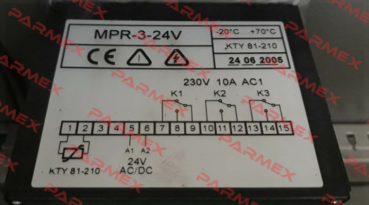 MPR-3 24VUC Welba