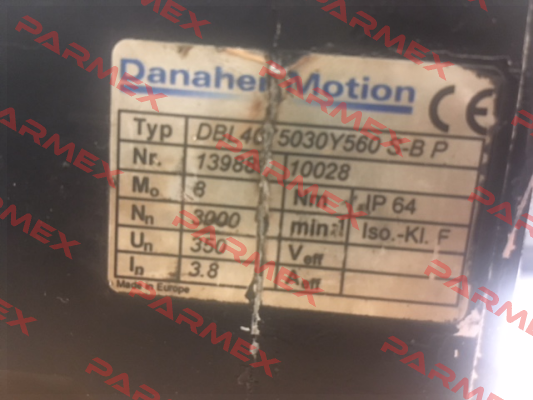 DBL4-0750-30-Y-560S-BP Danaher Motion