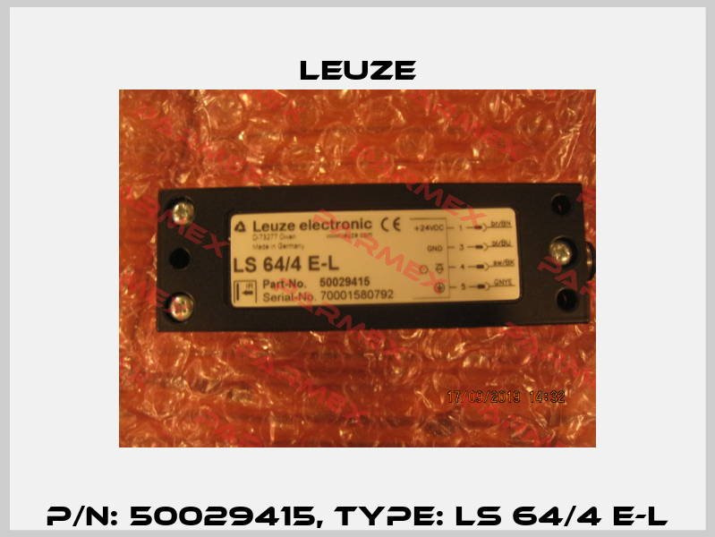p/n: 50029415, Type: LS 64/4 E-L Leuze