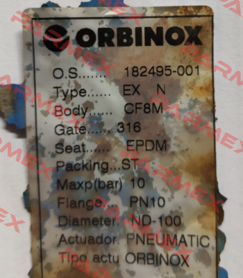 O.S. 182495-001, Type EX N Orbinox