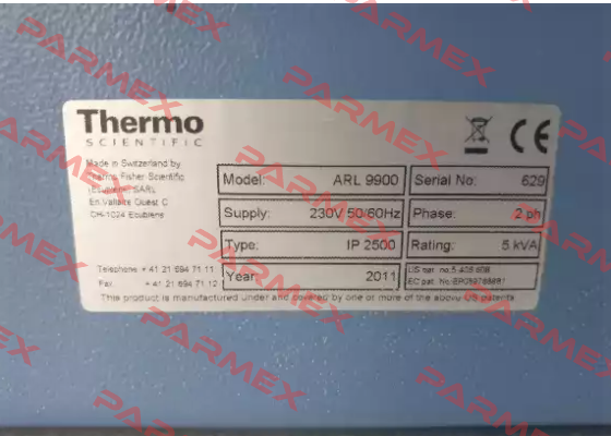 ARL 9900   IP 2500 Thermo Scientific