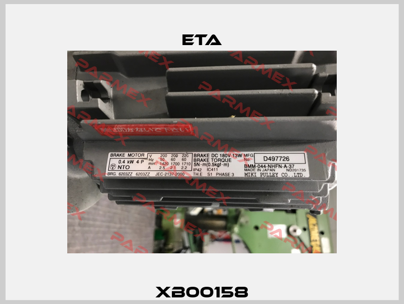 XB00158 Eta