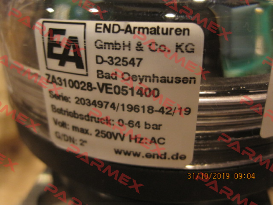 ZA310028-VE051400 End Armaturen