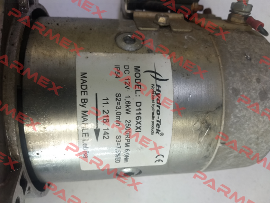 Motor for D116XXI Hydro-Tek