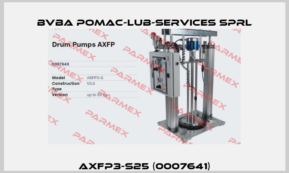 AXFP3-S25 (0007641) bvba pomac-lub-services sprl
