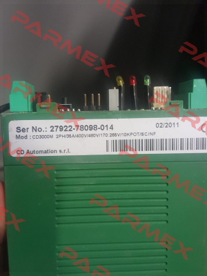 CD3000M 2PH/35A/400V/480V/170:265V/10KPOT/SC/NF old code / new code DM2035-42KB00020 CD AUTOMATION