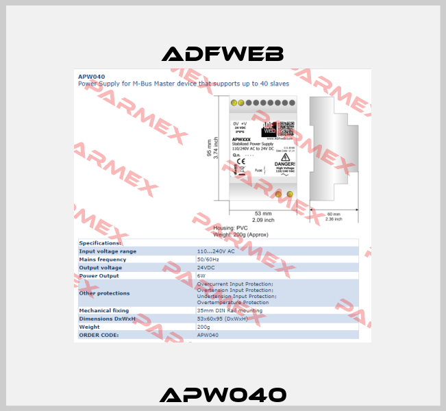 APW040 ADFweb