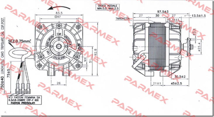 82E-3016/45 Euro Motors Italia