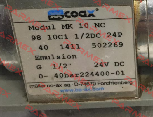 MK 10 NC (502269) Coax