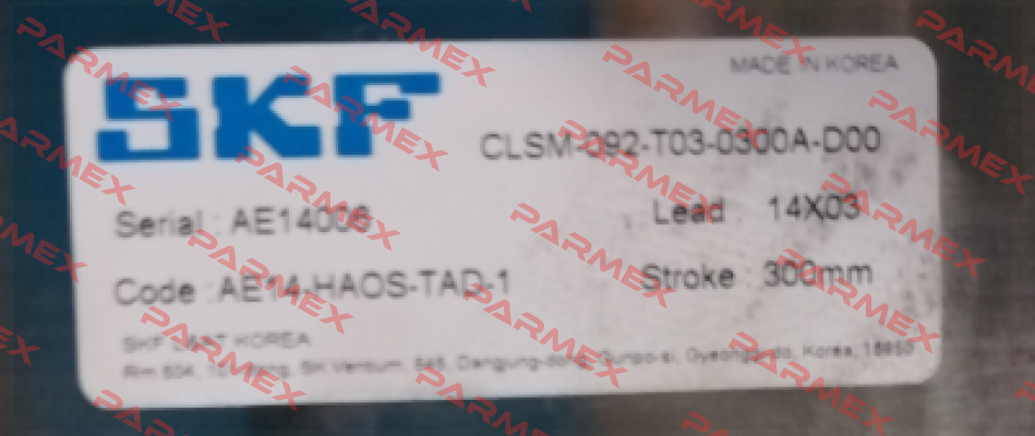 CLSM-092-T03-0300A-D00 (SK Z010115) Skf