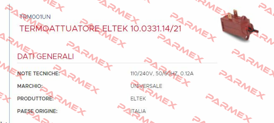 10.0331.14/21 Eltek