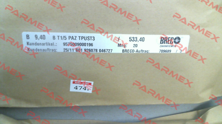 9,4 T1/5/533,4-PAZ (210XL037) Brecoflex