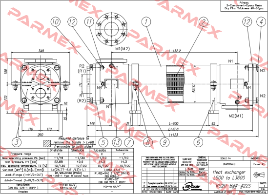 KS20-BCN-420S L1800 HS Cooler