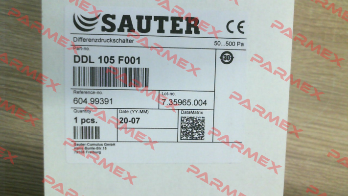 DDL105F001 Sauter