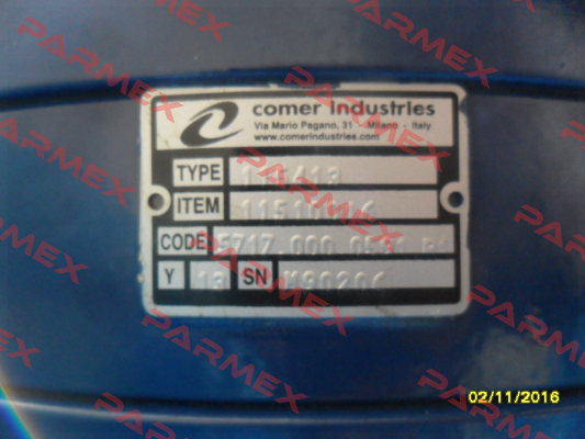 Type 115413 OEM  Comer Industries