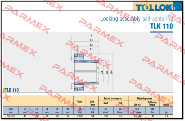 T110050X065 Tollok