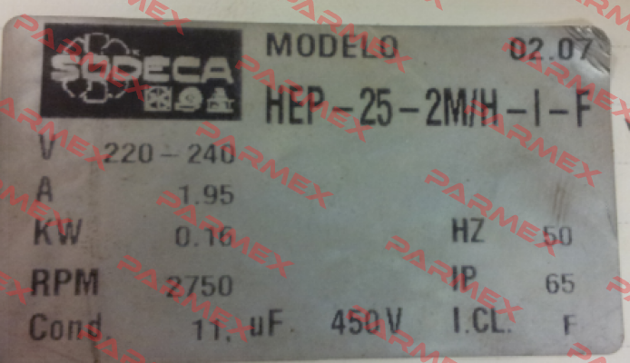 HEP-25-2M/H-I-F  Sodeca