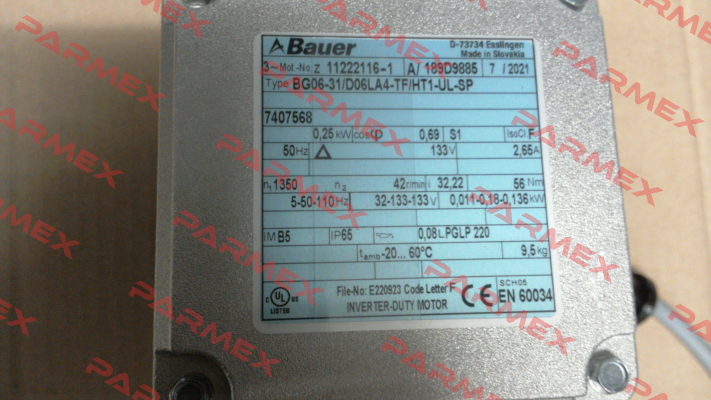 BG06-31/D06LA4-TF/HT1-UL-SP Bauer