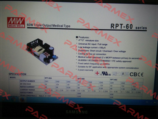 RPT60-C Mean Well