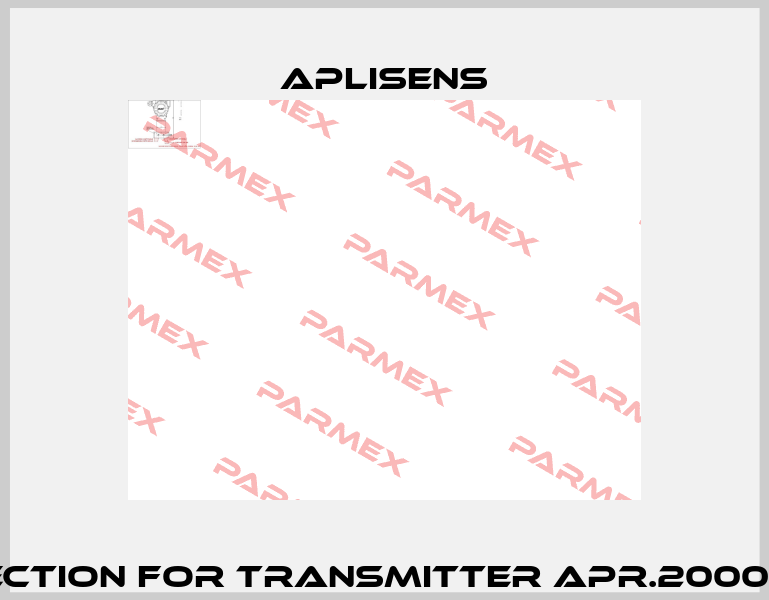 Connection for transmitter APR.2000GALW  Aplisens