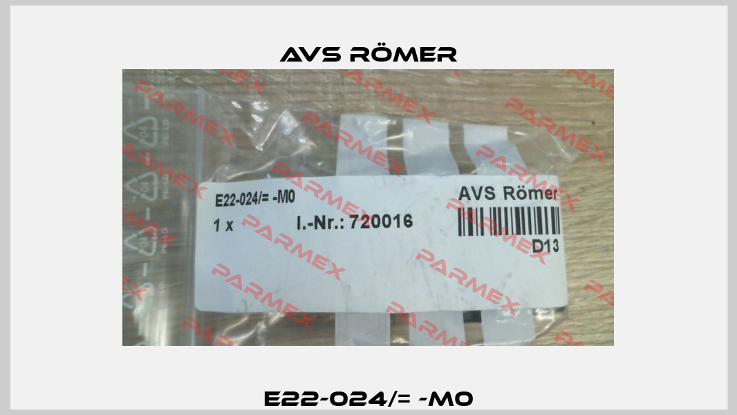 E22-024/= -M0 Avs Römer
