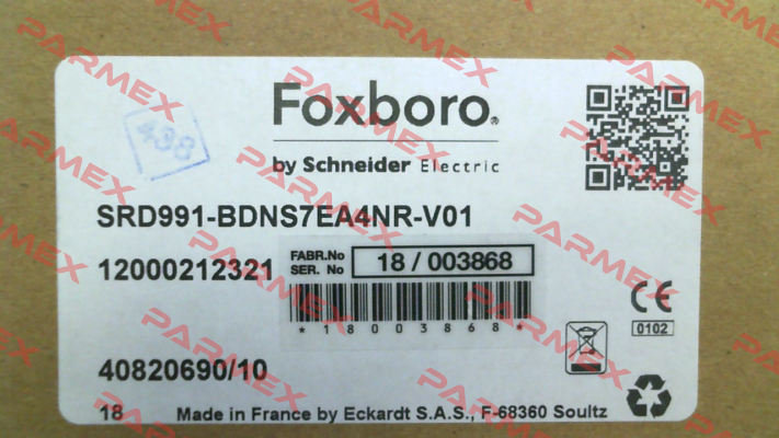 SRD991-BDNS7EA4NR-V01 Foxboro (by Schneider Electric)