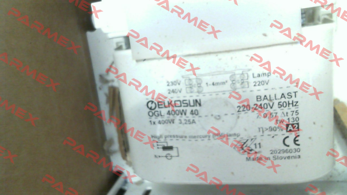 20296030 / OGL 400 W 40 220240/50 040A094 Tridonic